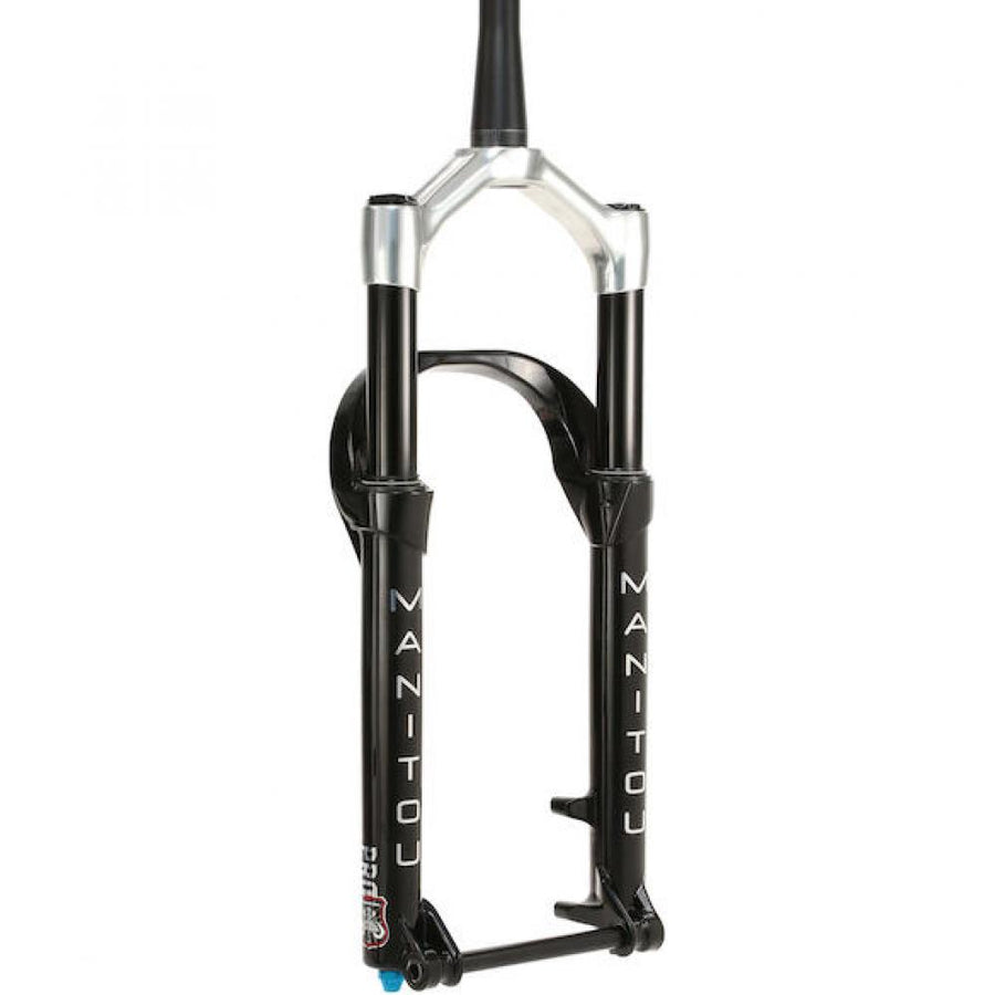 Manitou Federgabel Mastodon Pro Gen. 3 100 mm Mattschwarz/silber - steife Fatbike-Gabel für anspruchsvolle Trails