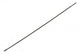 Vision Ersatzspeiche CX Ray schwarz 220 mm - aerodynamischer Speichenersatz für Vision-Laufräder