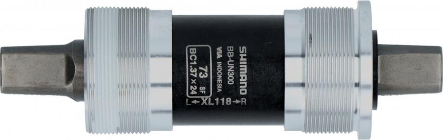 SHIMANO Innenlager UN300 73/118mm BSA - Zuverlässiges BSA-Innenlager für Trekking- und Citybikes