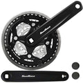 SunRace FCM513 Kurbelsatz 42-34-24 Zähne 152mm 3x7/8-fach Vierkant Schwarz