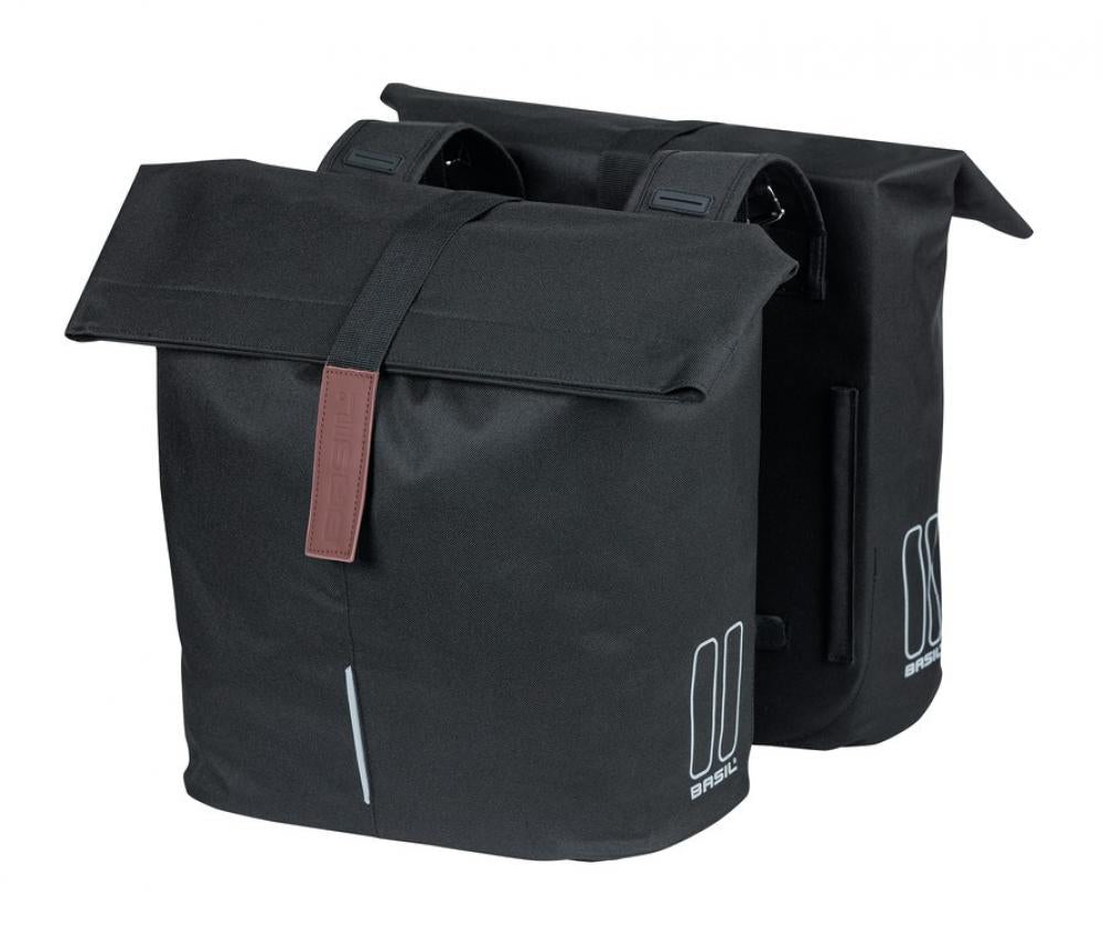 Basil Doppelpacktasche City schwarz 30x18x49cm