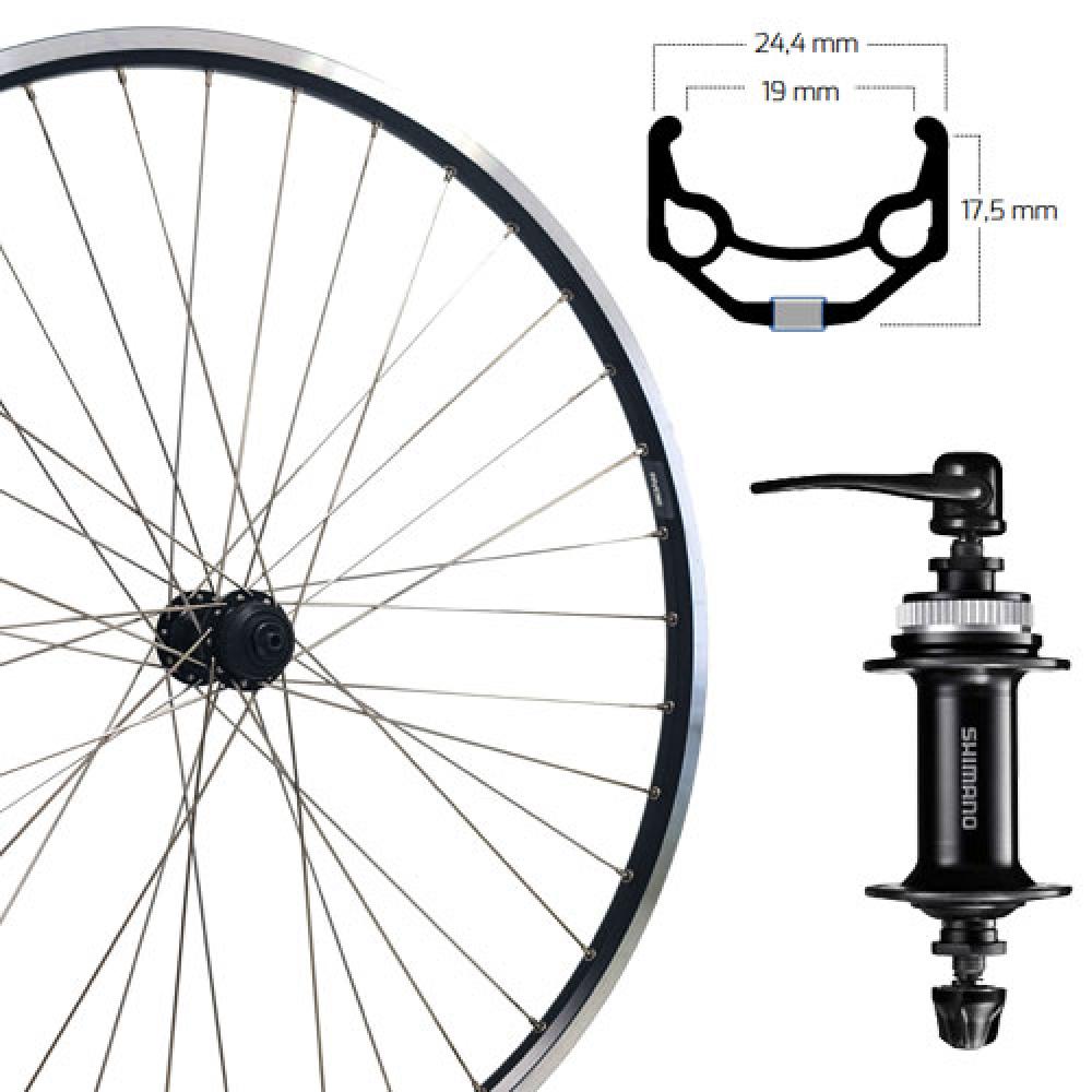 Vorderrad 28" Disc Centerlock Schwarz Se Zac 19 Alu Hb-qc300 Schwarz Schnellspanner
