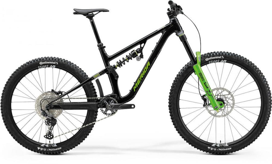 Merida ONE-SIXTY 800 FR III1 metallic XS METALLIC BLACK(GREY/ - Enduro-Fully für anspruchsvolle Trails