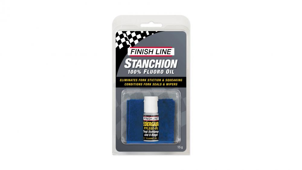 Finish Line Stanchion Lube 15 g - flüssiges Fluorpolymer-Standrohr-Öl für Federgabeln & Dämpfer - reduziert Reibung, schützt Dichtungen & O-Ringe
