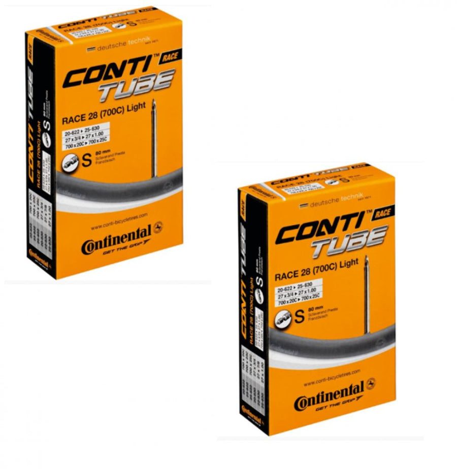 2x Continental Schlauch Conti Race 28\" 700x20/25C 18/25-622/630 SV 80mm