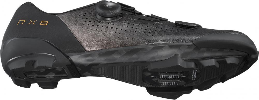 SHIMANO Fahrradschuhe RX801 - Gravel SPD, Herren/Damen, Größe 42, Schwarz