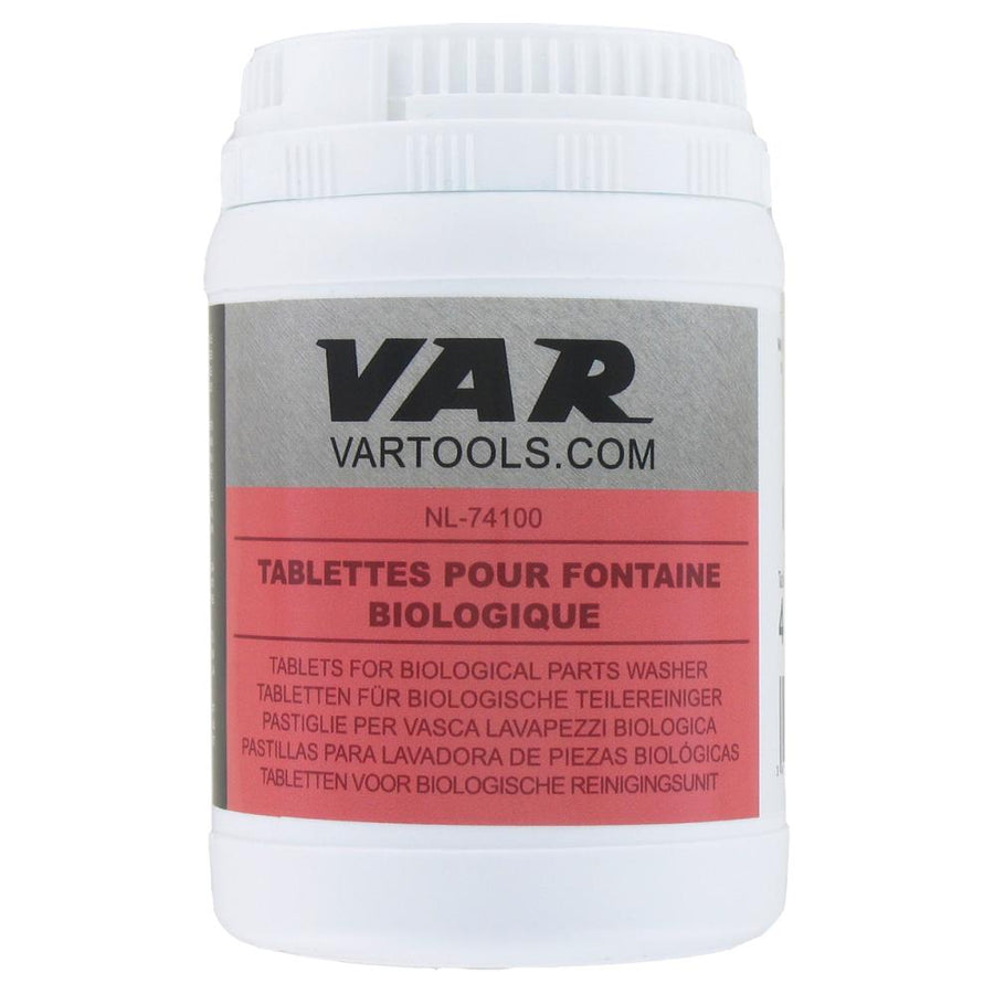 VAR Reinigungstabletten NL-74100 4 Stück - biologische Pflege für Teilereiniger