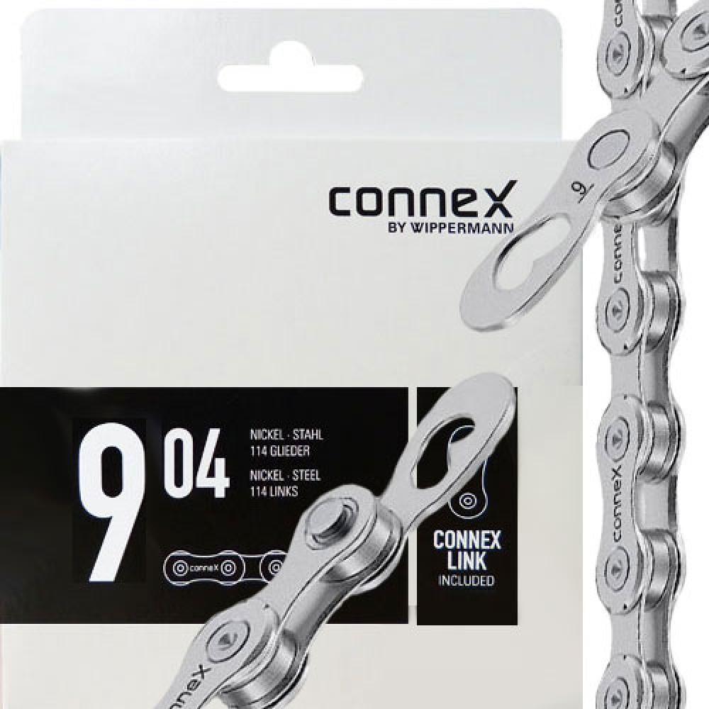 Connex Wippermann Kette 904 1/2" x 11/128" 114 Glieder 6,6mm 9-fach