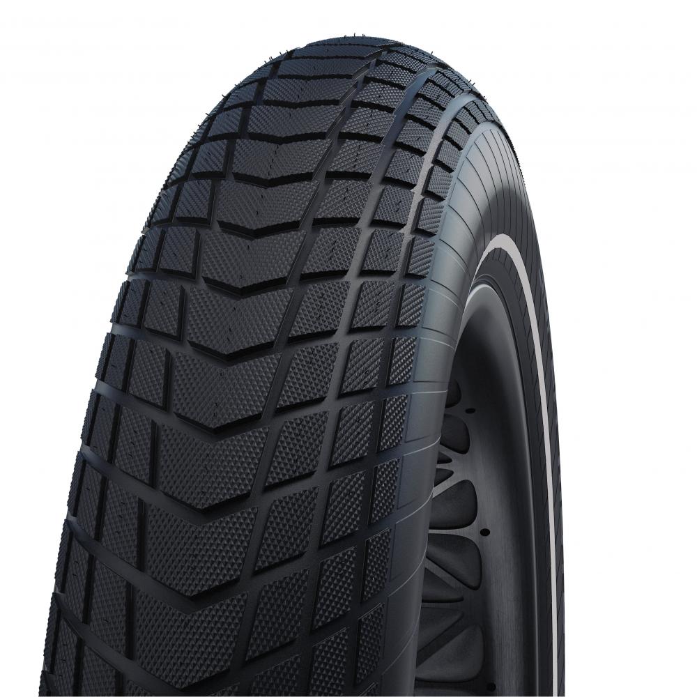 Schwalbe 1x Reifen Set Super Moto-X 20x4.00\" (100-406) + 1x Fahrradschlauch Nr. 7XXL 20\" AV40