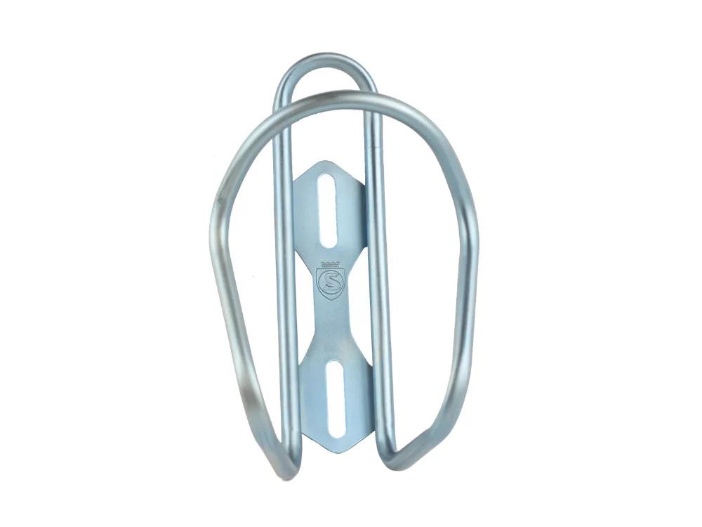 SILCA Sicuro Titan-Flaschenhalter aqua, handgefertigt, lasergeschweißt, 21 mm Längenverstellung, 29 g, zuverlässiger Halt, ideal für Gravel und Touring