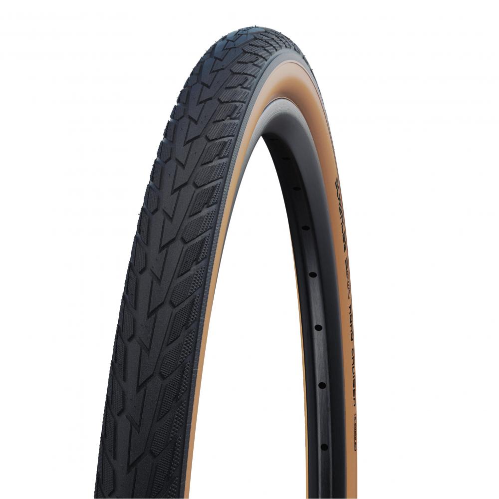 Schwalbe Reifen Road Cruiser 27x1.25 32-630 schwarz/beige HS484 Draht - Drahtreifen - Gumwall