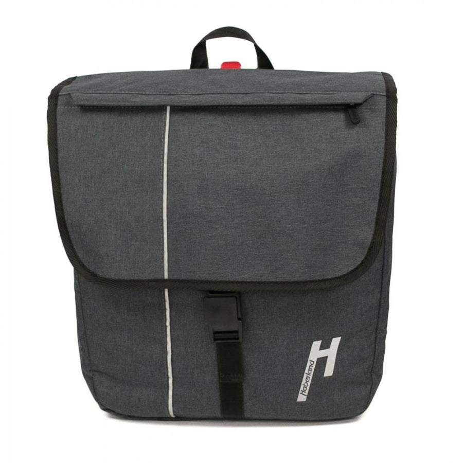 Haberland Einzeltasche 18l Street Work anthrazit - praktische City- & Pendler-Gepäckträgertasche