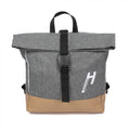 Haberland Lenker-Bike-Rucksack Keep Rollin' grau - flexible Rucksack-Lenkertasche mit KLICKfix