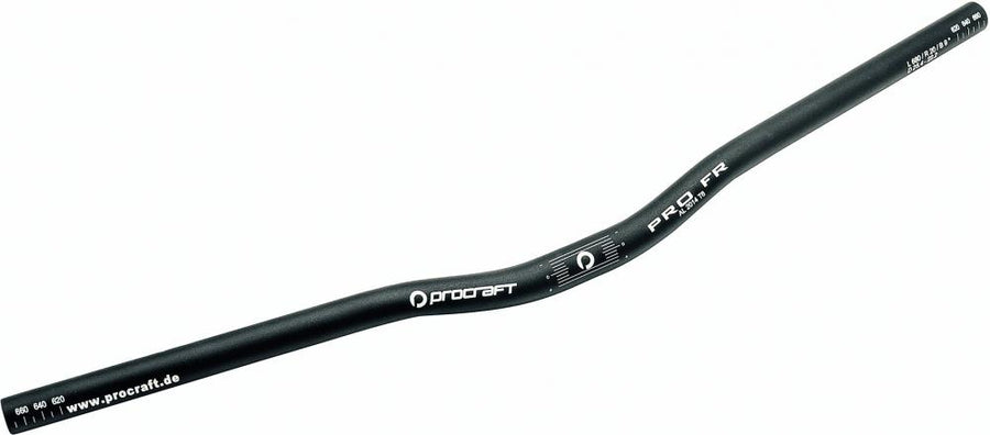 Procraft Lenker Pro FR 25,4 mm/9°/685 mm Schwarz - Riser-Lenker für MTB