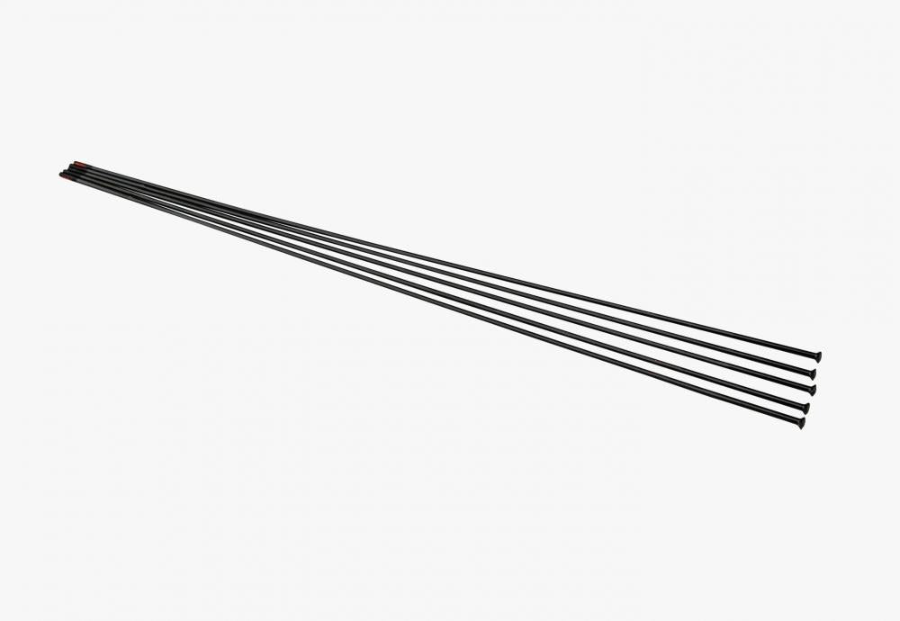 Race Face Speichen Kit 2.0-1.5, 303 mm, schwarz - leichte Performance-Speichen für Laufräder