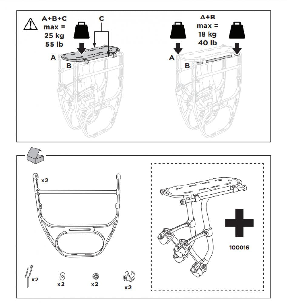 Thule Pack´n Pedal Seitenrahmen Side Frames