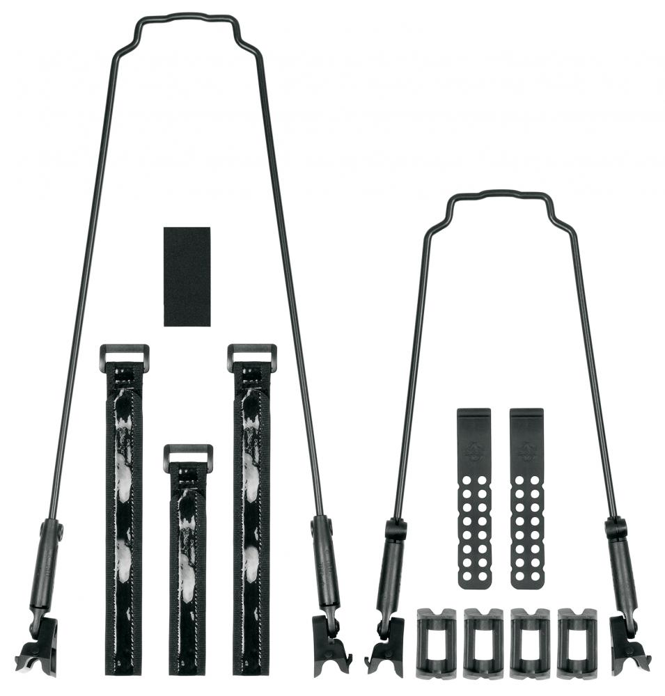 SKS Ersatzstreben-Set für VELOFLEXX 65 29", bestehend aus 2 Unterlaufstreben (255 mm und 335 mm), inklusive Rahmenadapter und Befestigungsmaterial