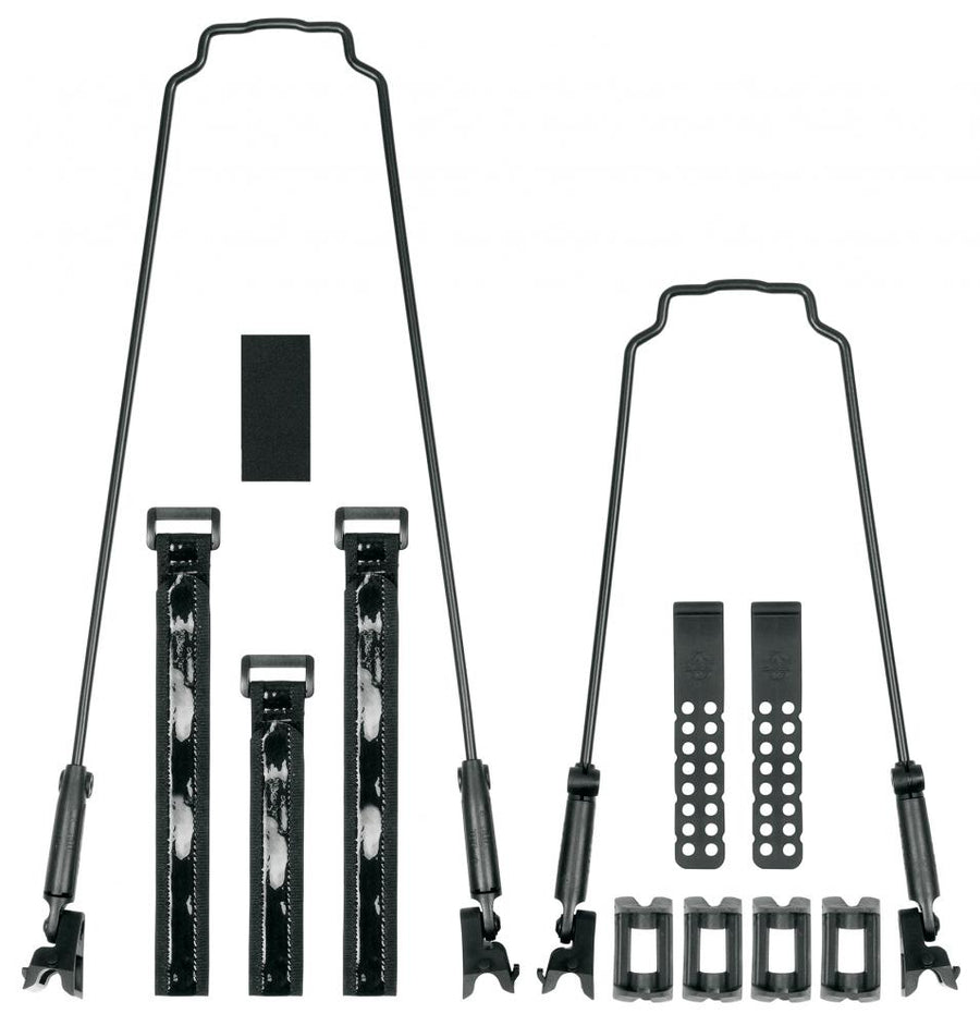 SKS Ersatzstreben-Set für VELOFLEXX 65 29", bestehend aus 2 Unterlaufstreben (255 mm und 335 mm), inklusive Rahmenadapter und Befestigungsmaterial