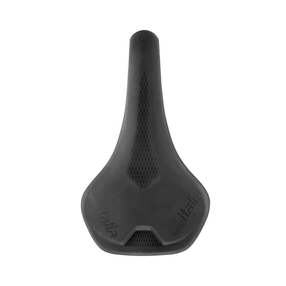 Selle Italia Model Y Superflow L2 black - ergonomischer Rennrad- und Gravel-Sattel mit 142 mm Breite, flexibler Komposit-Schale, Superflow-Aussparung