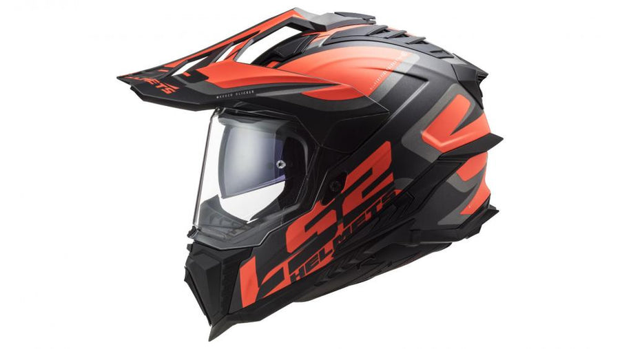 LS2 Endurohelm MX701 Explorer Alter in Größe 3XL innenliegendes Sonnenvisier 65-66 cm