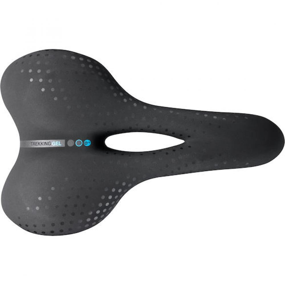 Selle San Marco Sattel Trekking Open-Fit Gel 175 x 269 mm Schwarz - maximaler Komfort für Trekking & E-Bike