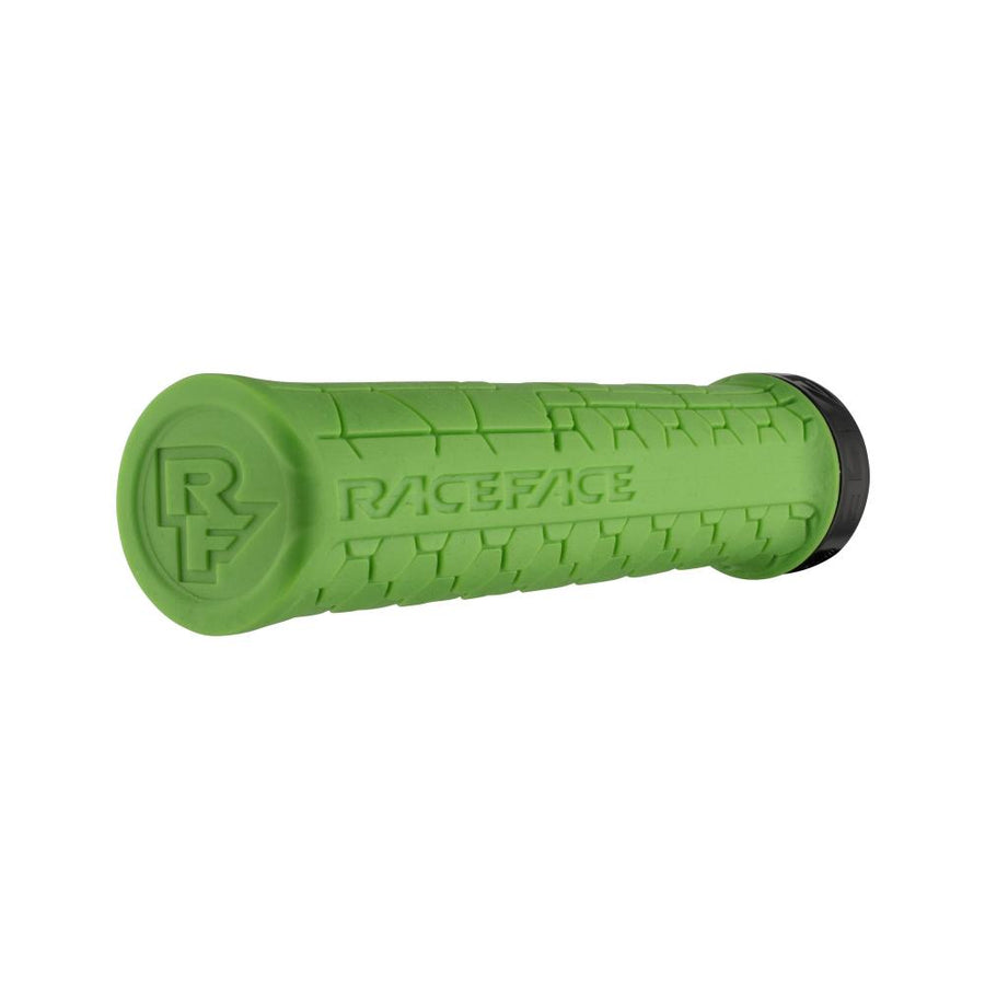Race Face Getta Grip Lock-On Griff, 33mm, grün/schwarz - sicherer Halt und hoher Komfort