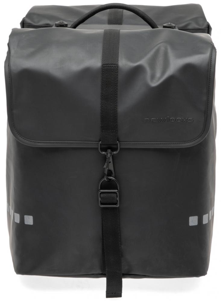 New Looxs Doppelpacktasche Odense Double RT Black 2x ca. 18-20 l Black - robuste Alltags-Gepäcklösung