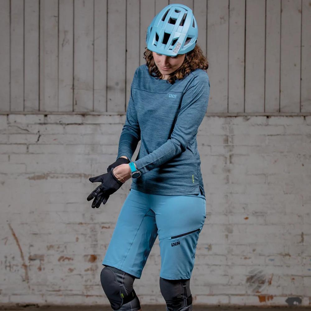 IXS Sports Division iXS Flow X Women longsleeve jersey 38 Ocean - atmungsaktives Trail-Trikot