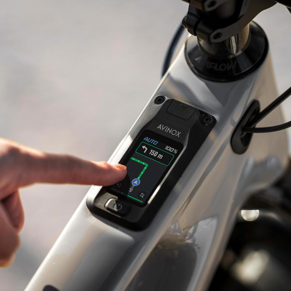Amflow PX Carbon Pro E-MTB L - 700 Wh, Avinox M2S, Mondstein-Grau