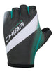 CHIBA Solar II - Radhandschuhe schwarz/petrol, XXL, atmungsaktiv & leicht gepolstert