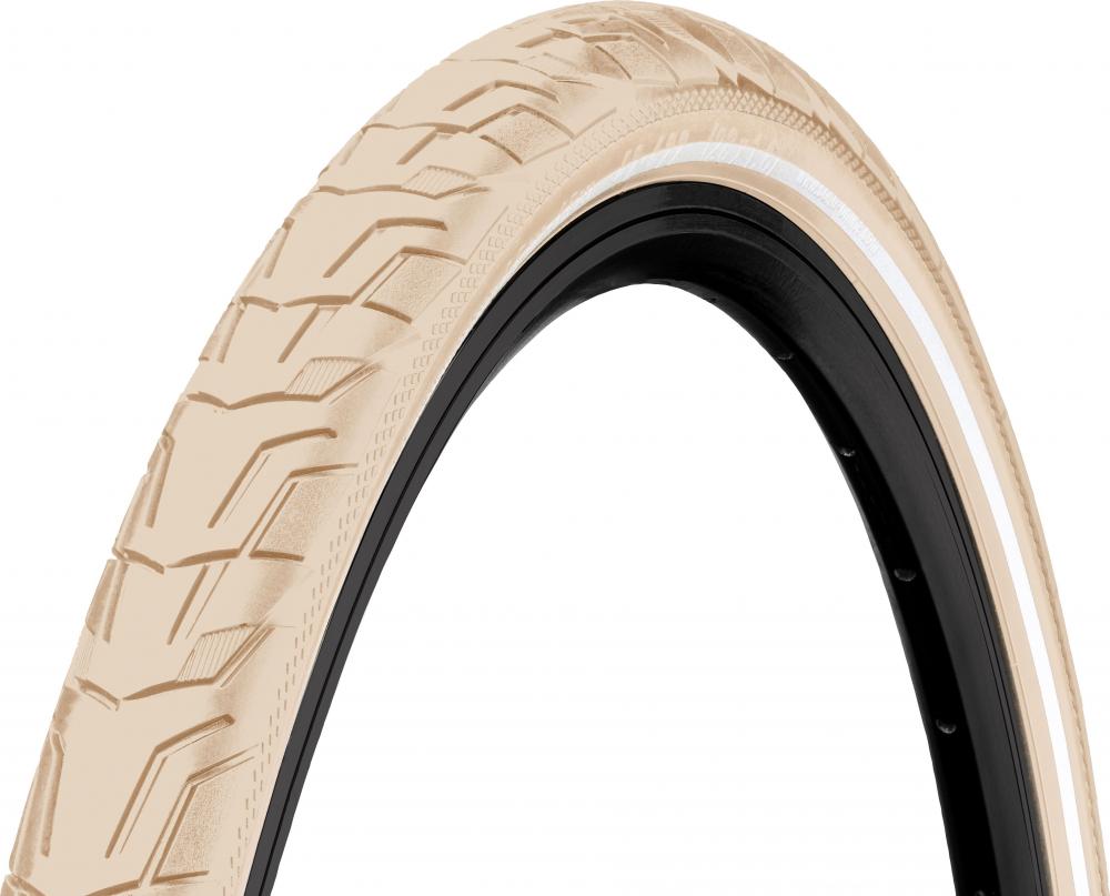 Continental Drahtreifen RIDE City 37-622 | 28x1.40 Zoll E-25 Reflex creme Extra Puncture Belt Safety Level 5