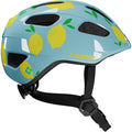 LAZER Pnut KinetiCore 2.0 Kinderhelm, hellblau mit Zitronenmuster, KinetiCore, EZ Fit, Insektennetz.