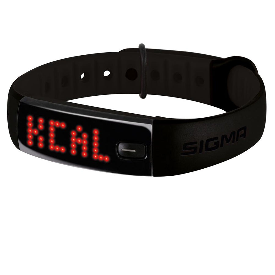 Sigma Fitness Tracker Activio Schwarz - Aktivitätstracker mit 8 Tage Akkulaufzeit