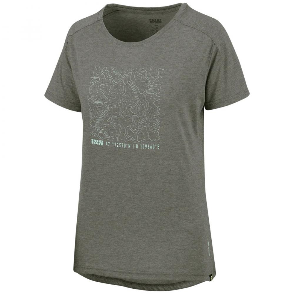 IXS Sports Division iXS Flow Women Contour Tech Tee 40 graphite - funktionelles Bike-Shirt