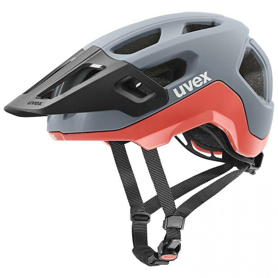Uvex React MTB-Helm rhino-apricot peach matt 52-56cm, Double Inmould, IAS 3D, Monomatic, EN1078