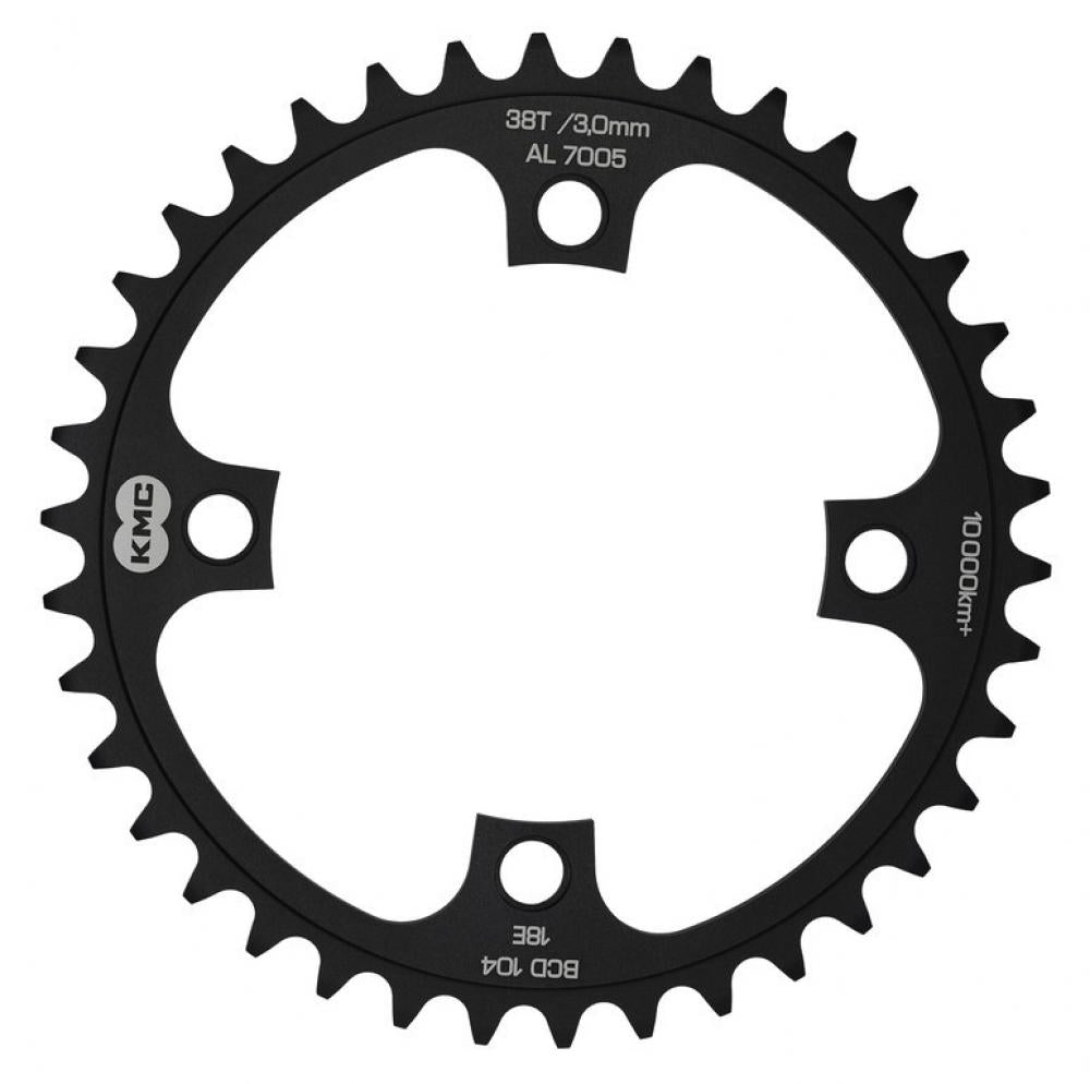 KMC Kettenblatt 38 Zähne 1/2 x 1/8" Lochkreis 104 mm AL7075 - E-Bike Mittelmotor