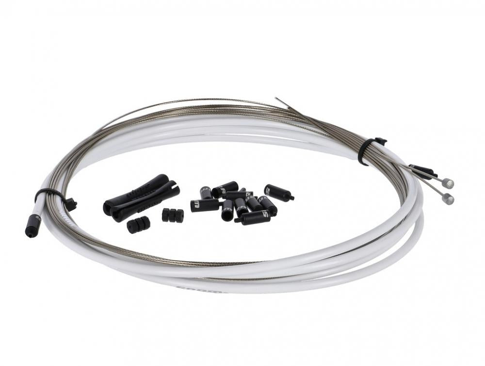 SRAM Schalt-/Bremskabel-Kit SlickWire Standard weiß - präzise Schalt- und Bremsperformance für Road & MTB