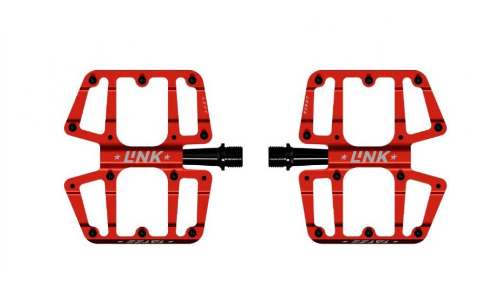 Tatze Pedal LINK Titan rot Plattform 14 Pins je Seite