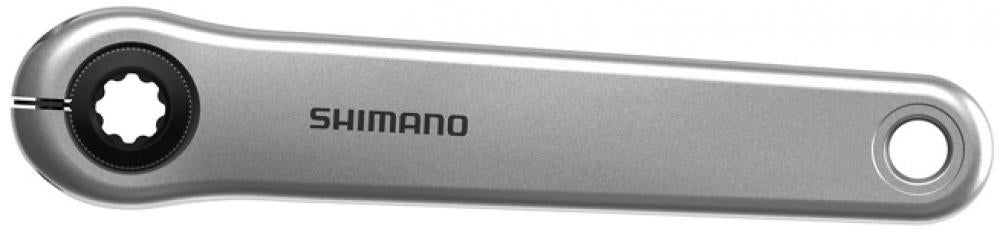 SHIMANO Kurbelarmset FC-EN500 170 mm Silber - robuste E-Bike-Kurbel für EP8/EP6