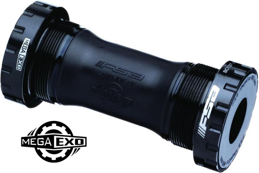 FSA Innenlager MTB BSA68/73 auf MegaExo Ø 19 mm Schwarz - laufruhige Performance