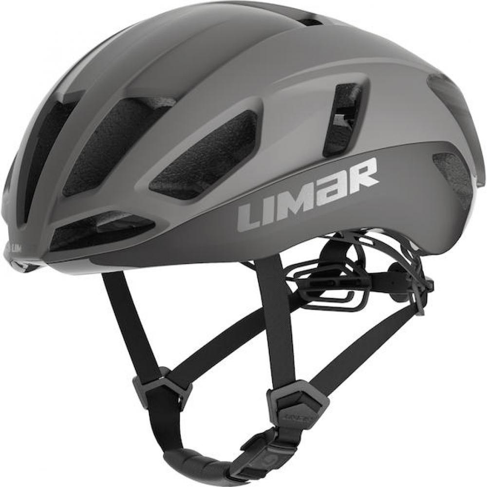 Limar Air Atlas + Mips Matt M Grau - aerodynamischer Rennradhelm mit Top-Belüftung