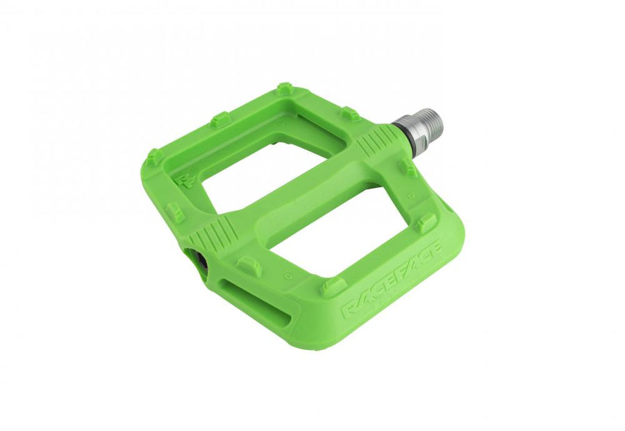 Race Face Ride Plattform-Pedal, green - robuster Grip und Kontrolle am Bike