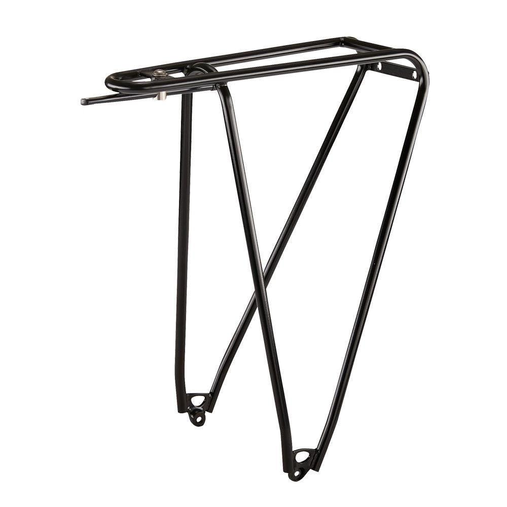 Tubus Gepäckträger FLY EVO 26-28 Zoll schwarz - schlanker Touren-Gepäckträger