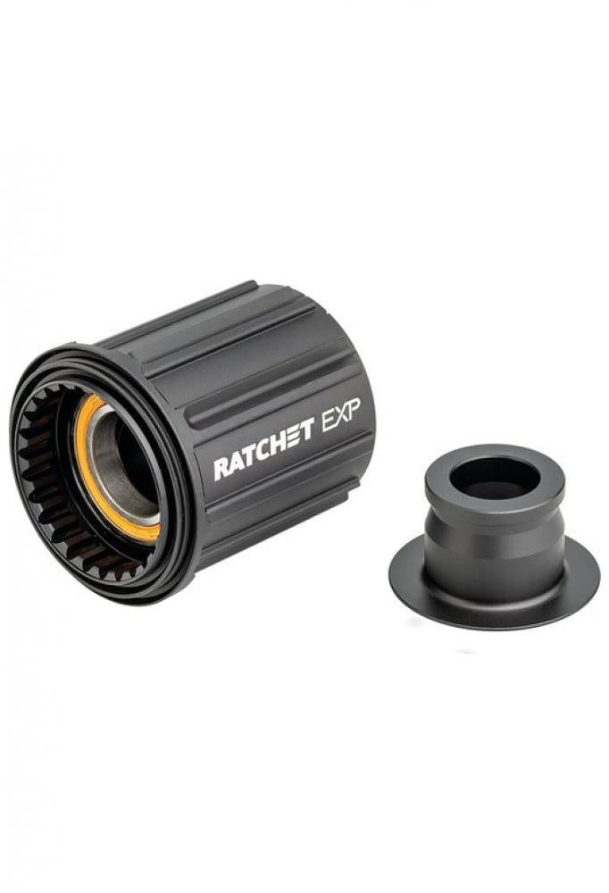 DT Swiss Freilauf/Rotor Umrüstkit Shimano Ratchet EXP 12 x 142/148 mm Schwarz - präzise Umrüstung - Adapter - Naben Umrüstkits Freilauf