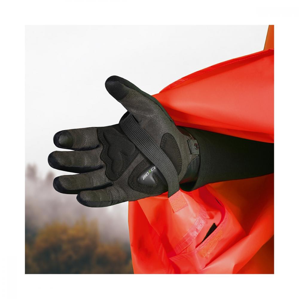 CHIBA Regenponcho - XL/XXL, wasserdicht, winddicht, reflektierend, rot