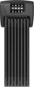 Kombinations-Faltschloss BORDO Combo 6000C/120, Abus, Stahl, L=1.200mm, B=5mm, Halter, schwarz, Abus, 99926