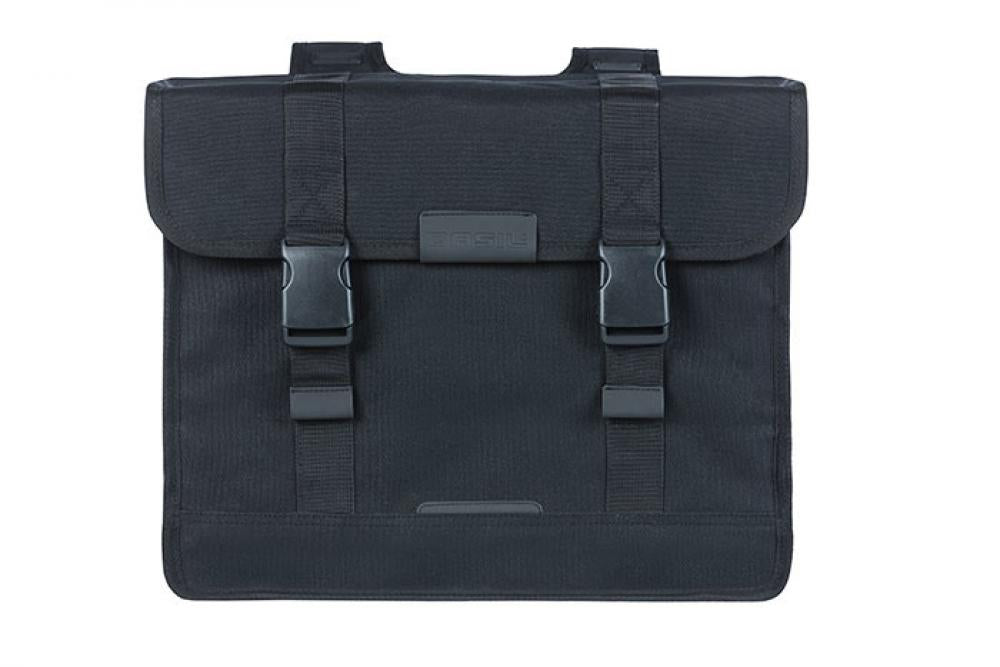 Basil Doppeltasche Kavan Eco Classic schwarz 37x33x24 cm 58l