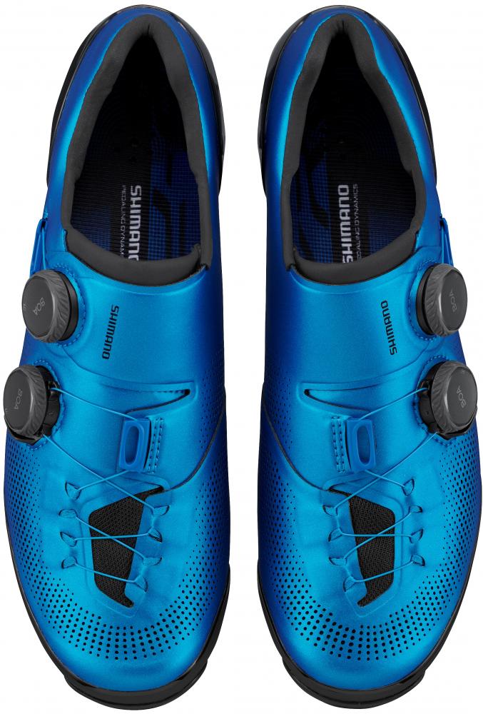 SHIMANO Fahrradschuhe XC903 Herren/Damen MTB SPD Fahrradschuhe Größe 47 breit Blau
