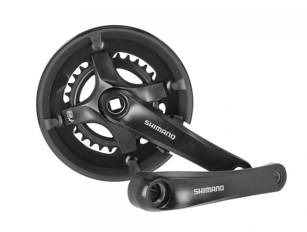 SHIMANO Kurbelgarnitur FC-TY501 Kurbelgarnitur - 7-fach, 8-fach, 170 mm, 46-30 Zähne, 30 Zähne