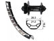 XLC Vorderrad 26x1.9 FW-A06 6-Loch schwarz Schnellspanner 32-Loch